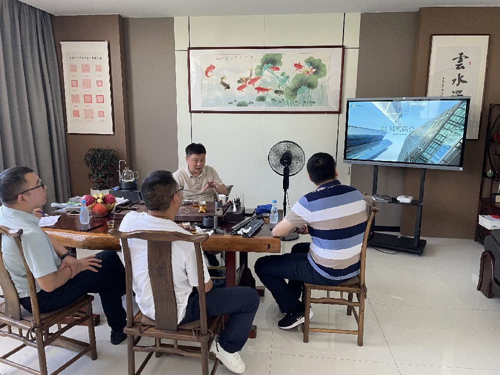 零距離感受冷彎設(shè)備魅力！淮安森毓智能科技接待客戶(hù)考察